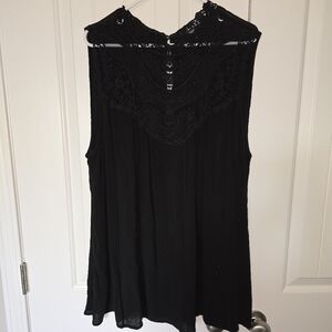 Elegant Black Lace Shirt